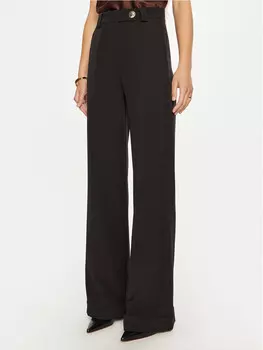 Тканевые брюки стандартного кроя Maryley, черный