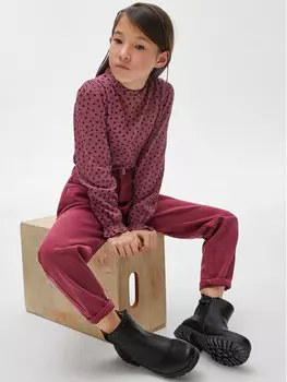 Тканевые брюки стандартного кроя Mayoral, фиолетовый