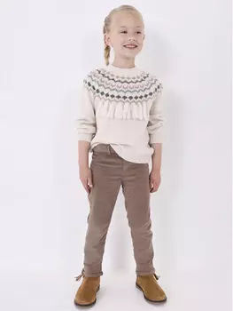 Тканевые брюки стандартного кроя Mayoral, коричневый