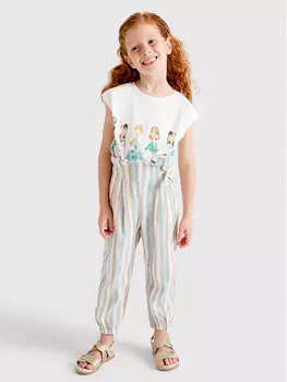 Тканевые брюки стандартного кроя Mayoral, мультиколор