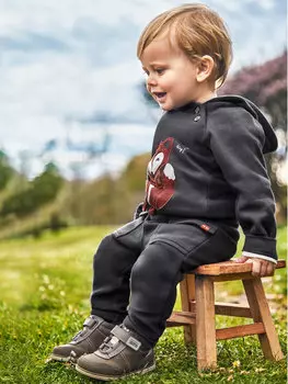 Тканевые брюки стандартного кроя Mayoral, серый