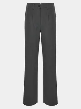 Тканевые брюки стандартного кроя Naf Naf, серый