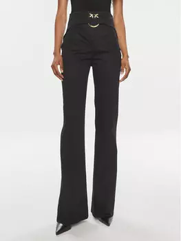 Тканевые брюки стандартного кроя Pinko, черный