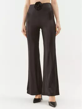 Тканевые брюки стандартного кроя Rotate, черный