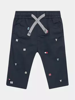 Тканевые брюки стандартного кроя Tommy Hilfiger, синий