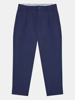 Тканевые брюки стандартного кроя United Colors Of Benetton, синий