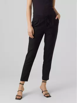 Тканевые брюки стандартного кроя Vero Moda, черный