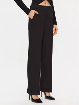 Тканевые брюки стандартного кроя Vicolo, черный