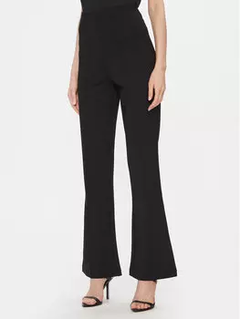 Тканевые брюки стандартного кроя Vila, черный