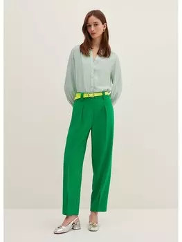Тканевые брюки STEFANEL, зеленый