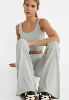 Тканевые брюки Stradivarius, серый