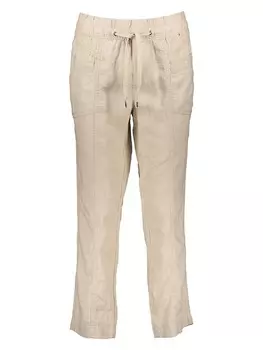 Тканевые брюки Street One, бежевый