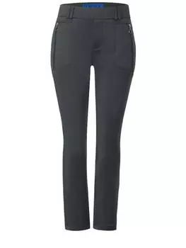 Тканевые брюки Street One, цвет dark stone grey