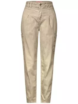 Тканевые брюки Street One Hose, цвет smooth sand washed
