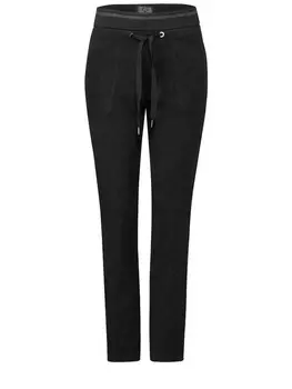 Тканевые брюки Street One Hose, цвет whale tail grey melange