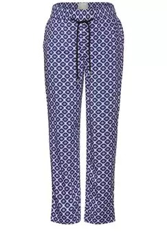 Тканевые брюки STREET ONE Regular Pants, синий/темно-синий