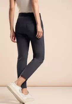 Тканевые брюки Street One, серый металлик