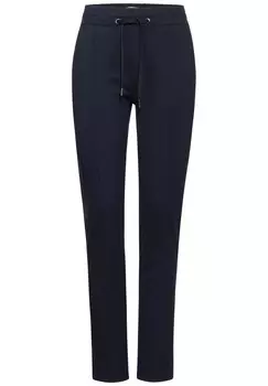 Тканевые брюки STREET ONE Slim fit Pants, черный