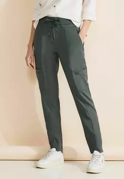 Тканевые брюки Street One, зеленый