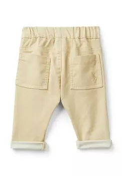 Тканевые брюки STRETCH United Colors of Benetton, бежевый