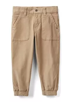 Тканевые брюки STRETCH United Colors of Benetton, бежевый