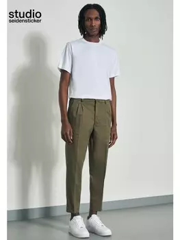 Тканевые брюки Studio Seidensticker, зеленый