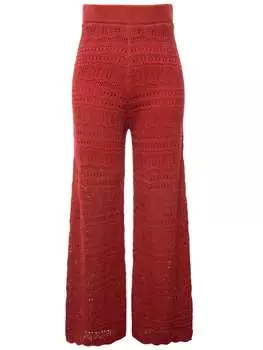 Тканевые брюки Studio Untold, цвет ziegelrot