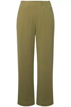 Тканевые брюки Studio Untold Wide leg Pants, оливковый
