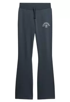 Тканевые брюки Superdry Flared Pants Essential, цвет anthracite/stone