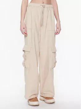 Тканевые брюки свободного кроя Bdg Urban Outfitters, экрю