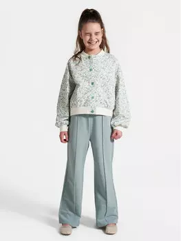 Тканевые брюки свободного кроя Coccodrillo, зеленый