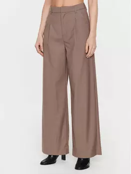 Тканевые брюки свободного кроя Gestuz, коричневый