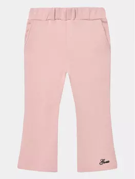 Тканевые брюки свободного кроя Guess, розовый