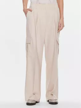 Тканевые брюки свободного кроя Herskind, бежевый