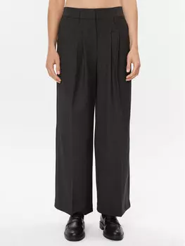 Тканевые брюки свободного кроя Herskind, серый