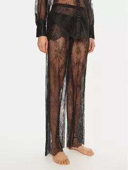 Тканевые брюки свободного кроя Hunkemller, черный