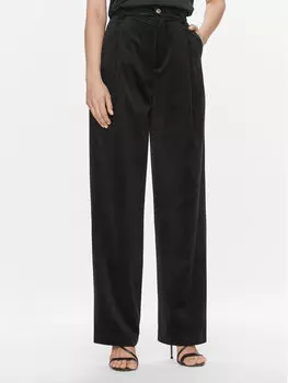 Тканевые брюки свободного кроя Kontatto, черный