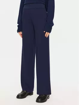 Тканевые брюки свободного кроя Kontatto, синий