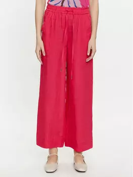 Тканевые брюки свободного кроя Marella, розовый