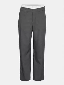 Тканевые брюки свободного кроя Noisy May, серый