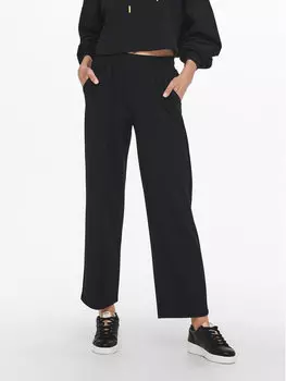 Тканевые брюки свободного кроя Only, черный