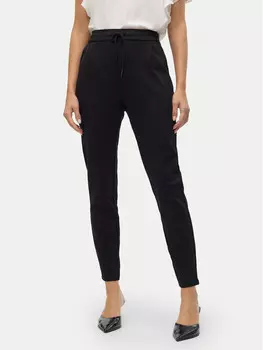 Тканевые брюки свободного кроя Vero Moda, черный