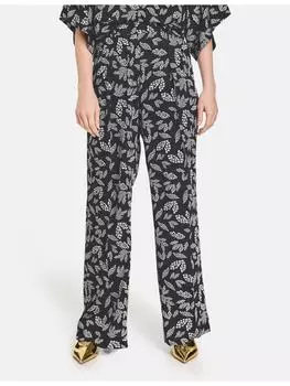 Тканевые брюки TAIFUN, цвет schwarz gemustert