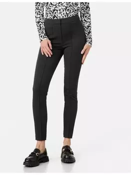 Тканевые брюки TAIFUN Freizeit verkrzt, черный