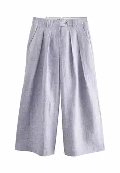 Тканевые брюки TEXTURED WIDE LEG Next, фиолетовый