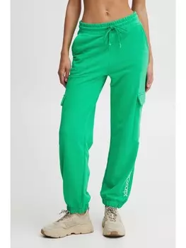 Тканевые брюки TheJoggConcept. Cargohose JCSAFINE POCKET PANTS - 22800172 Lssige Sweatpants, зеленый
