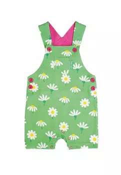 Тканевые брюки Toby Tiger Latz mit Gnseblmchen Print, зеленый