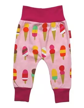 Тканевые брюки Toby Tiger mit Eiscreme Print, розовый