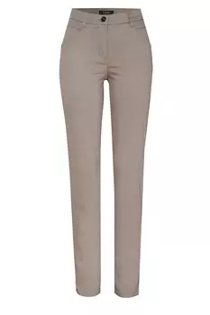 Тканевые брюки TONI Slim fit Pants, серо-коричневый