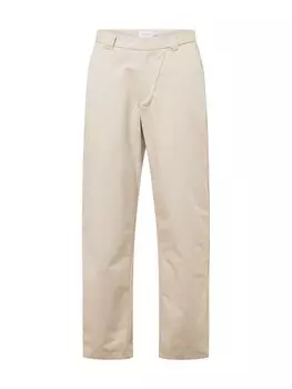 Тканевые брюки TOPMAN Loose fit Pants, бежевый